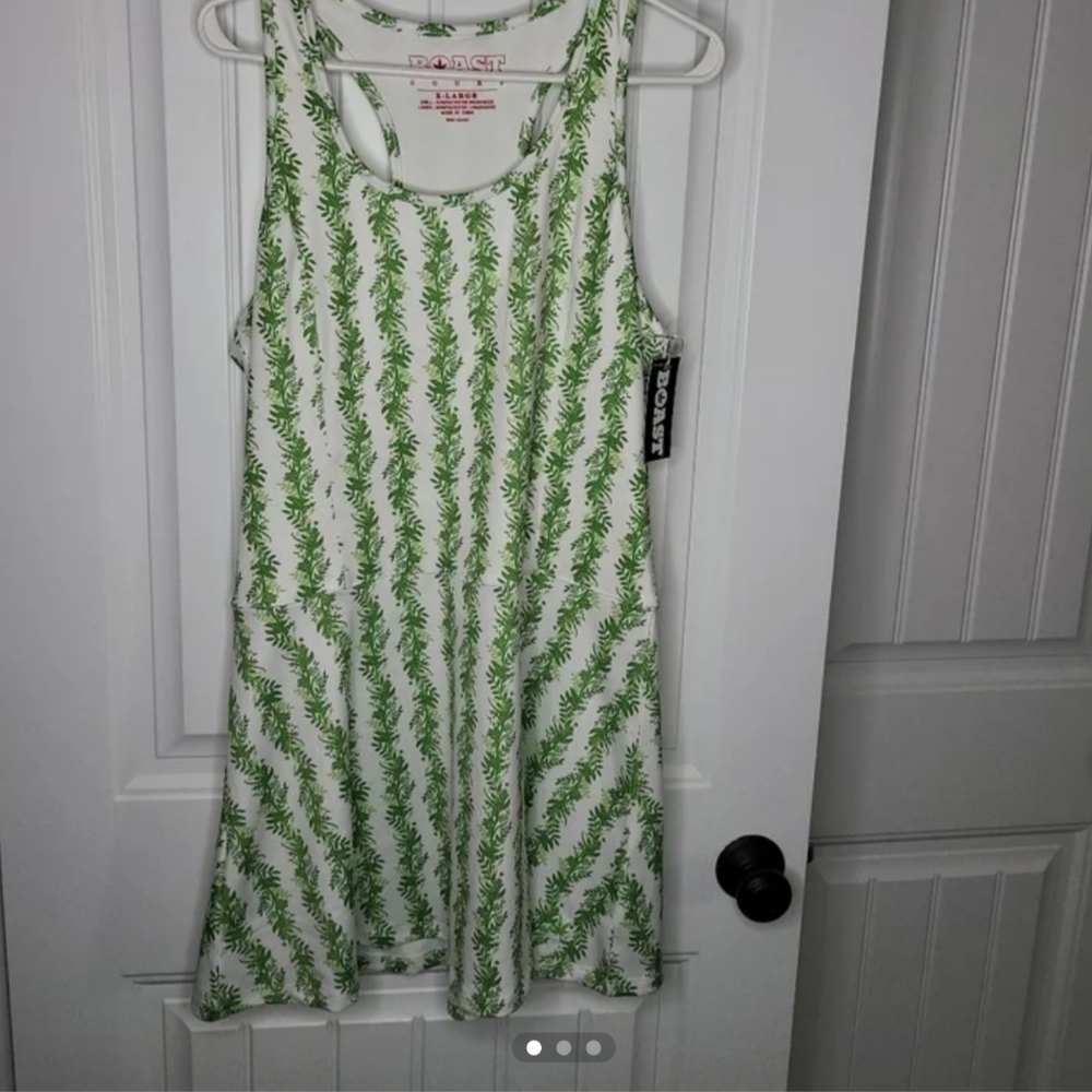 Womens Boast Tennis Toile Dress-Ivy Print